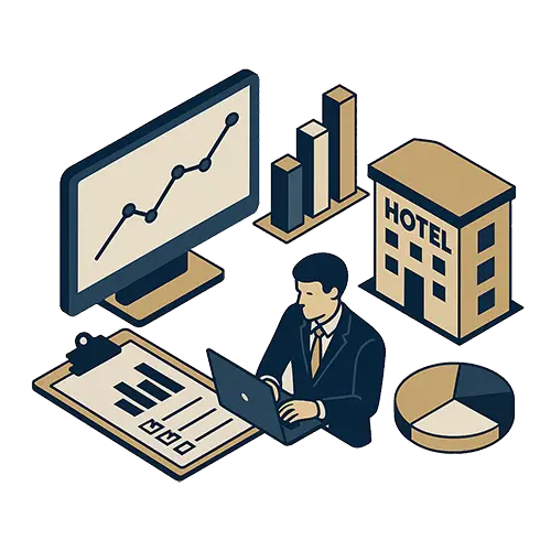 isometric of hotel revenue management services